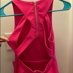 Lulus pink midi dress